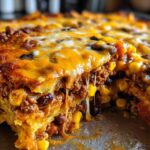Taco Casserole Bake – A Cheesy Crowd-Pleaser for Kids