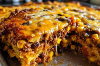 Taco Casserole Bake – A Cheesy Crowd-Pleaser for Kids