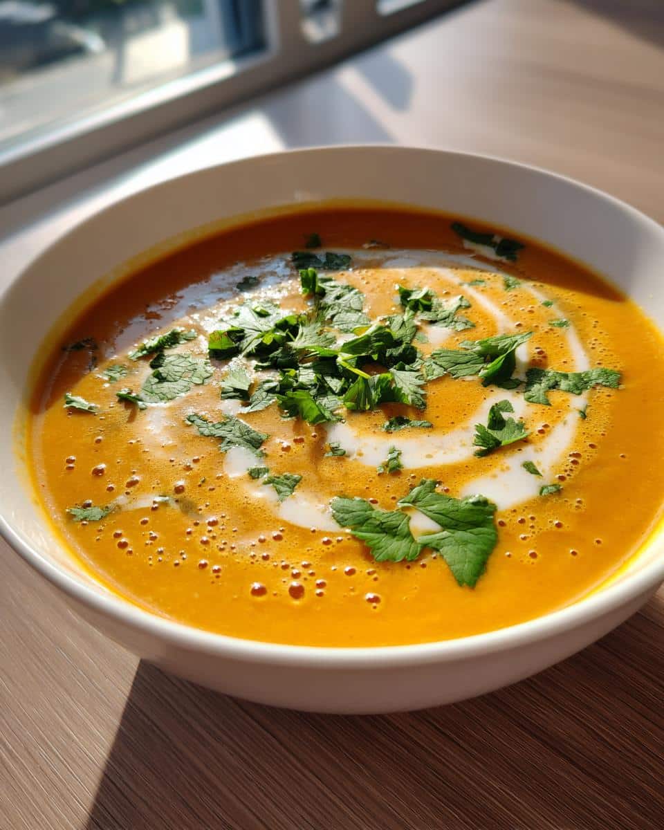 Thai Curried Pumpkin Soup - detail 2