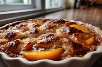 The Best Peach Cobbler