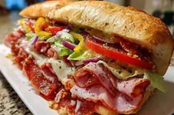 The Ultimate Italian Grinder Sandwich