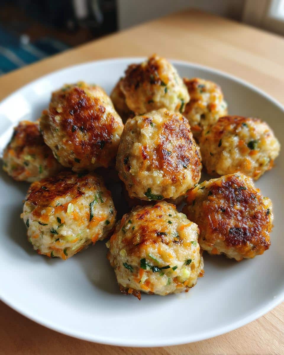 Toddler-Friendly Mini Chicken & Veggie Meatballs - detail 1