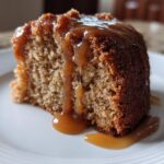 Applesauce Cake with Caramel Glaze