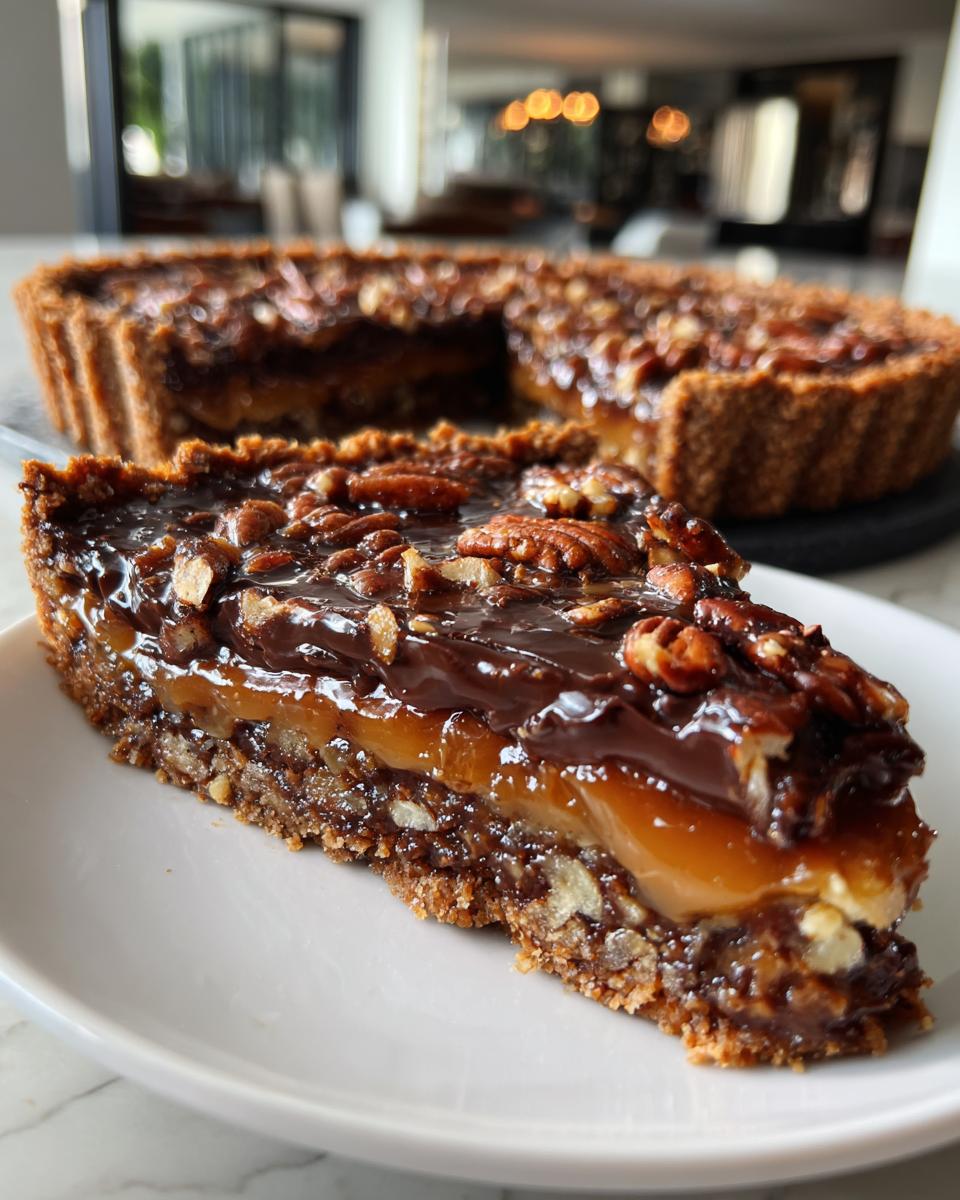 Candy Bar Pecan Tart - detail 1