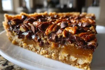 Candy Bar Pecan Tart