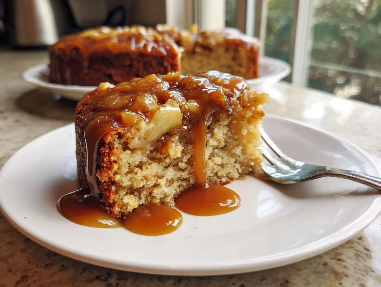 Caramel Apple Sheet Cake