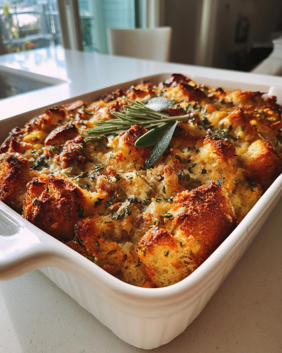 Classic Sage and Sausage Stuffing - detail 2