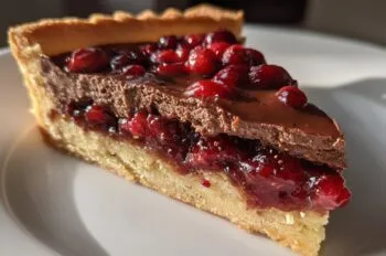 Cranberry-Fudge Pie