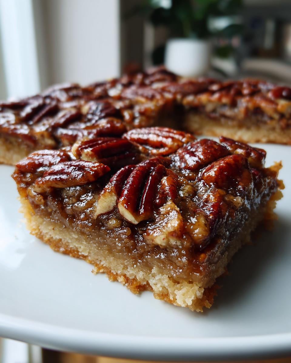 Easy Pecan Pie Bars - detail 1