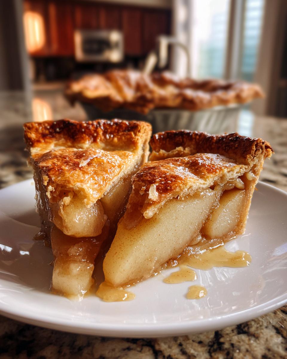 French Pear Pie - detail 1