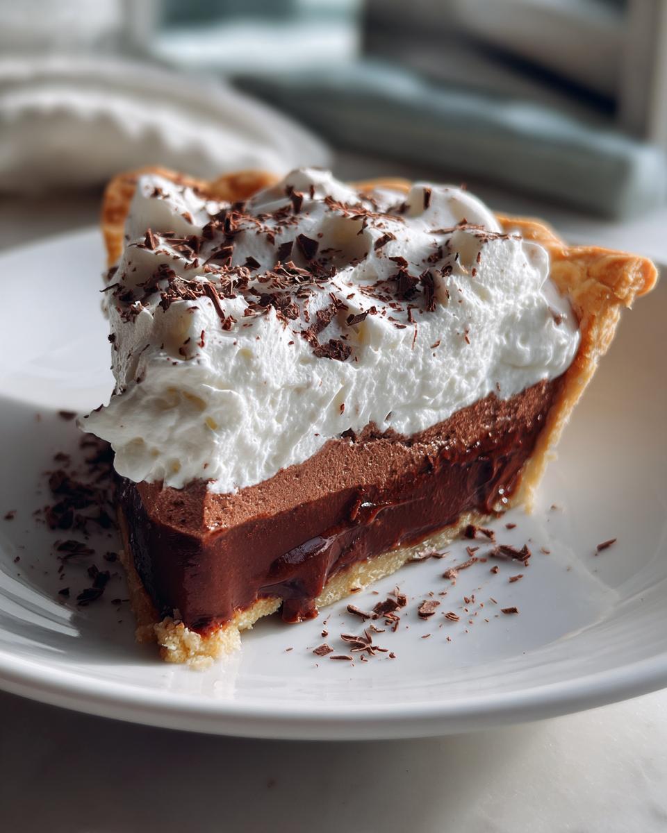 French Silk Pie - detail 1