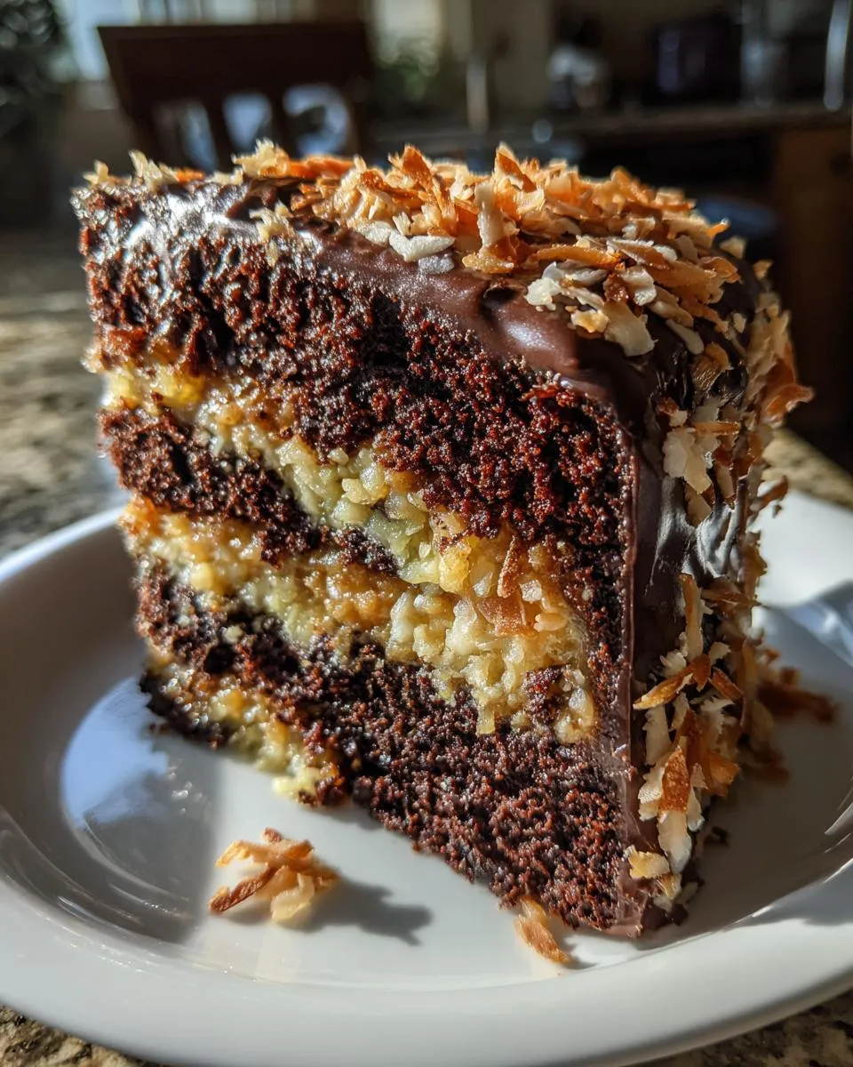 German Chocolate Cake - detail 1