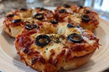 Ghost Pizza Bagels