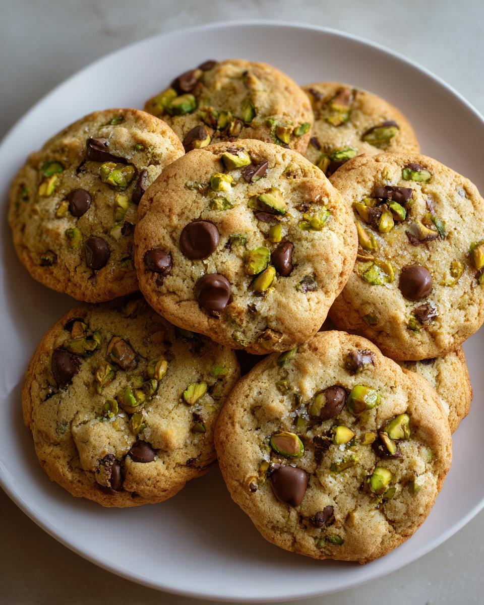 Grandma's Secret Pistachio and Chocolate Cookies - detail 2