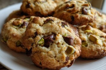 Grandma's Secret Pistachio and Chocolate Cookies