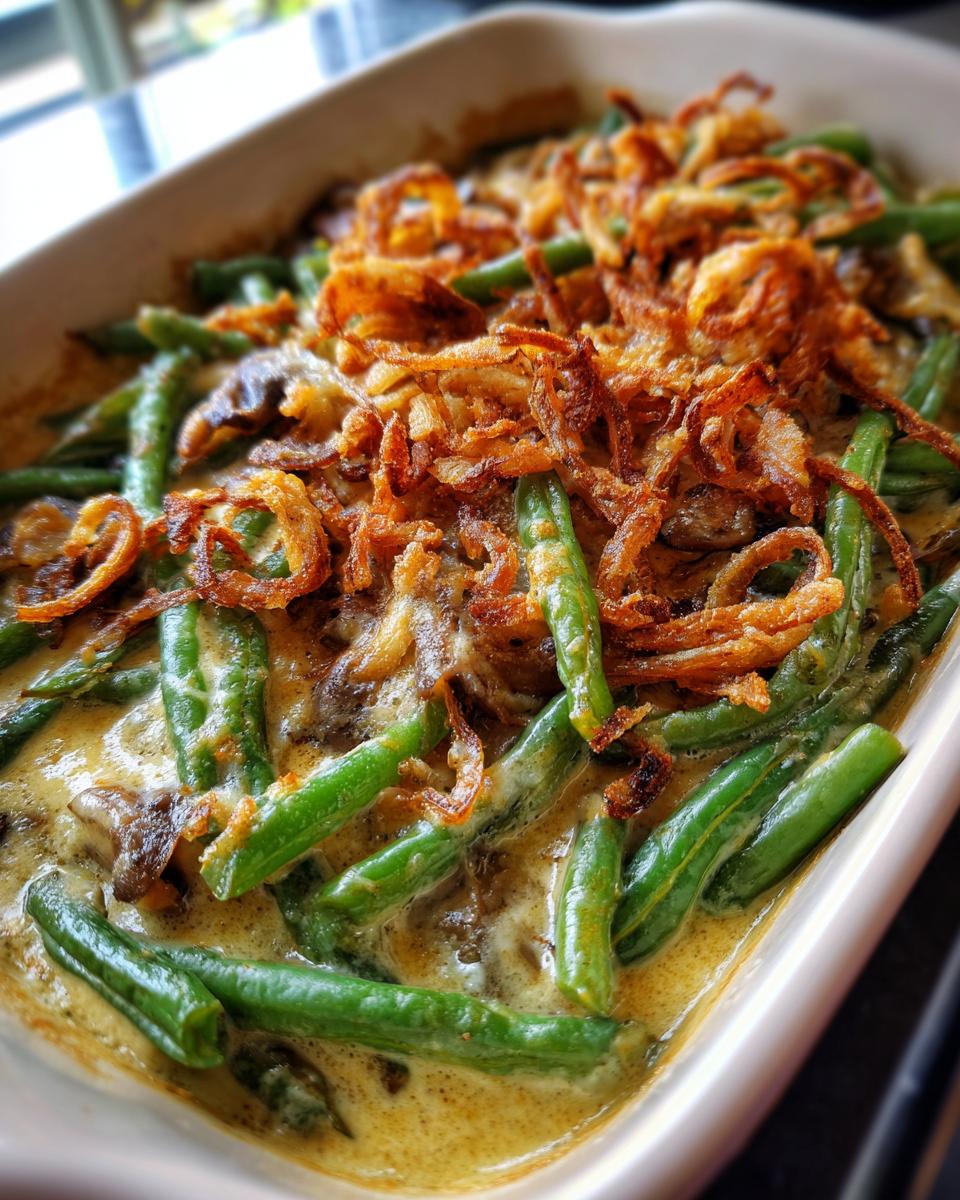 Green Bean Casserole from Scratch - detail 2