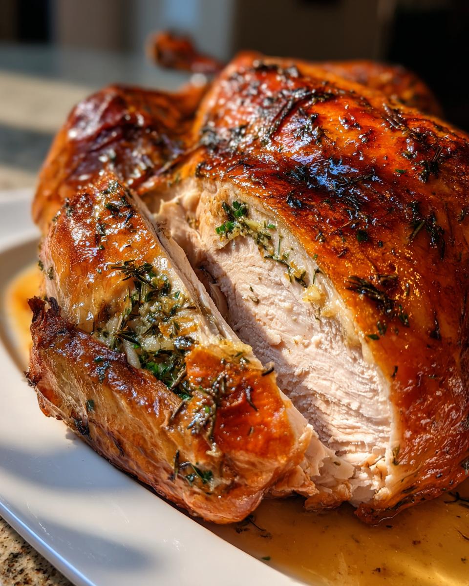 Juicy Roast Turkey with Herb Butter - detail 1