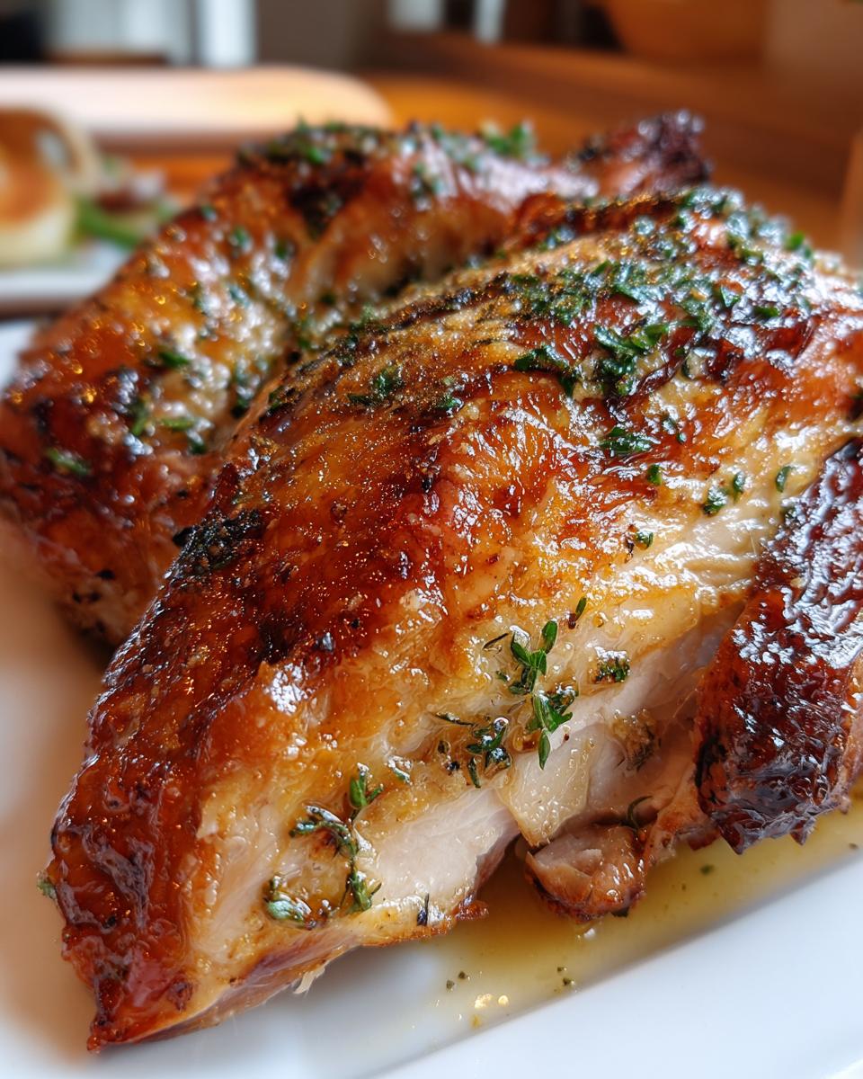 Juicy Roast Turkey with Herb Butter - detail 2