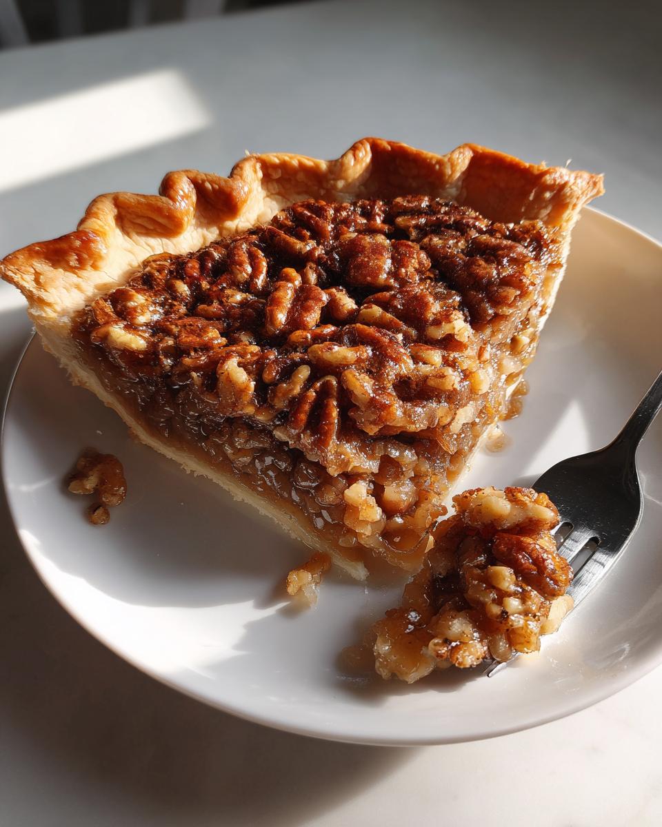 Maple Bourbon Walnut Pie - detail 1