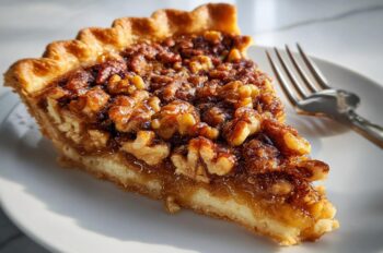 Maple Bourbon Walnut Pie