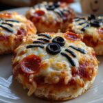 Mini Spider Pizzas