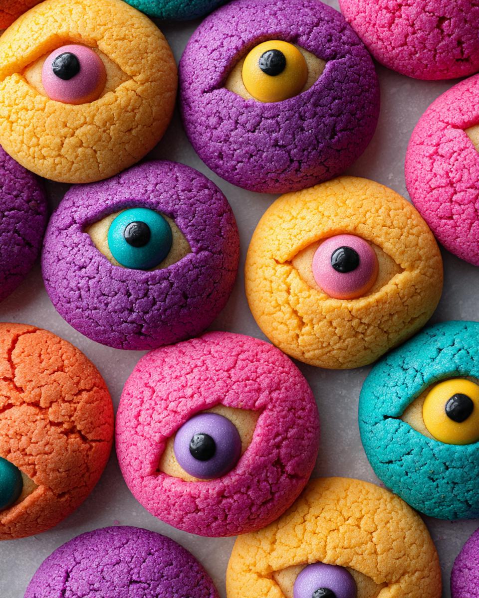 Monster Eye Ball Cookies - detail 2