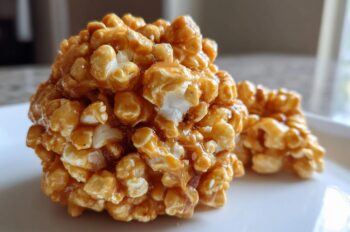 Peanut Butter Popcorn Balls