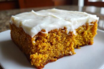 Pumpkin Bars with Cream Cheese Frosting