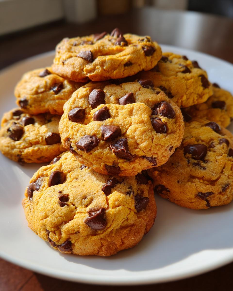 Pumpkin Chocolate Chip Cookies - detail 2