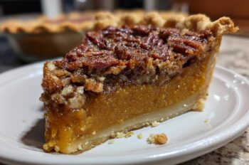 Pumpkin Pecan Pie