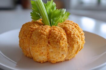 Pumpkin-shaped Cheese Ball