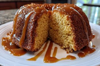 Salted Caramel Bundt Cake
