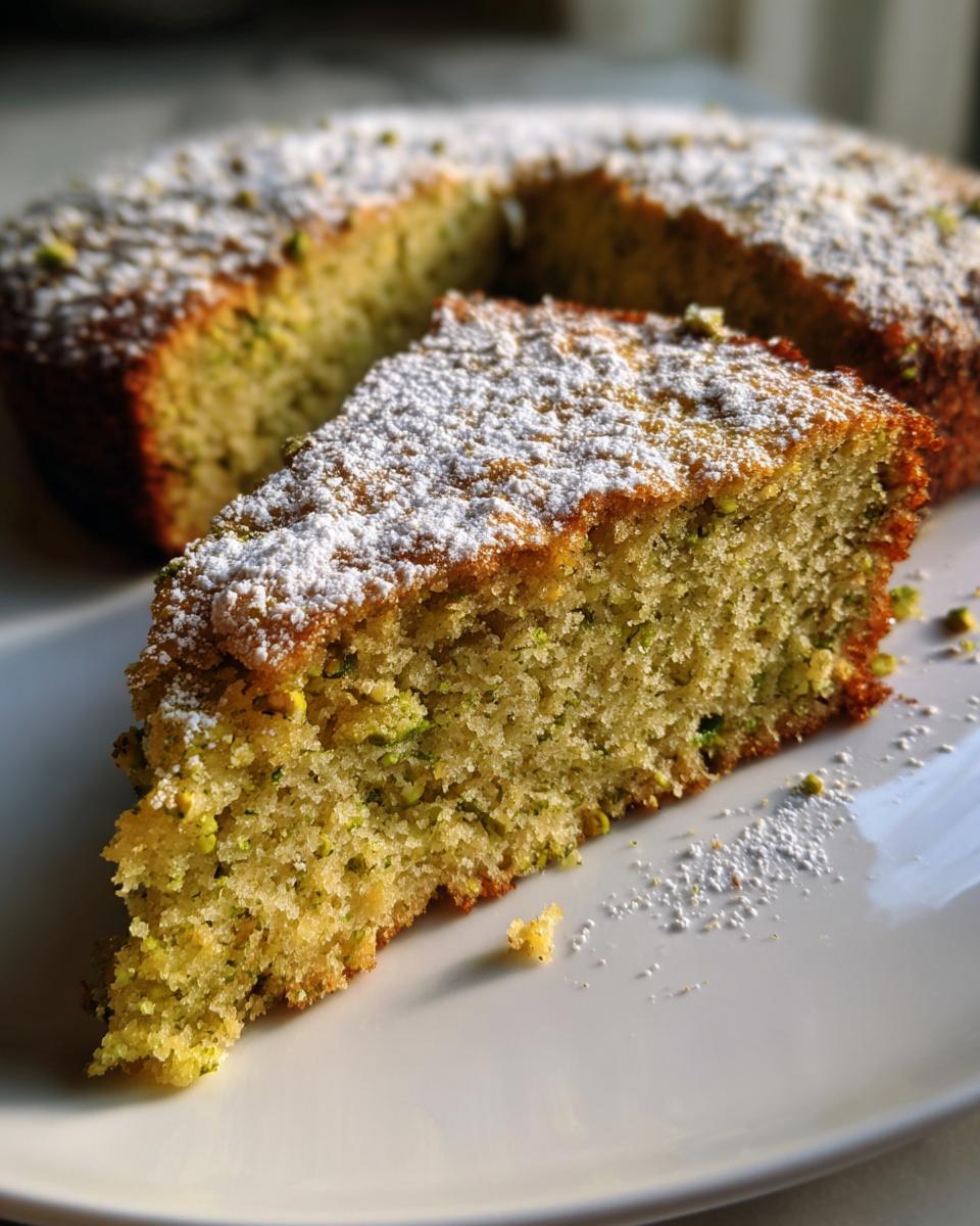 Secret Ingredient Pistachio Cake - detail 2
