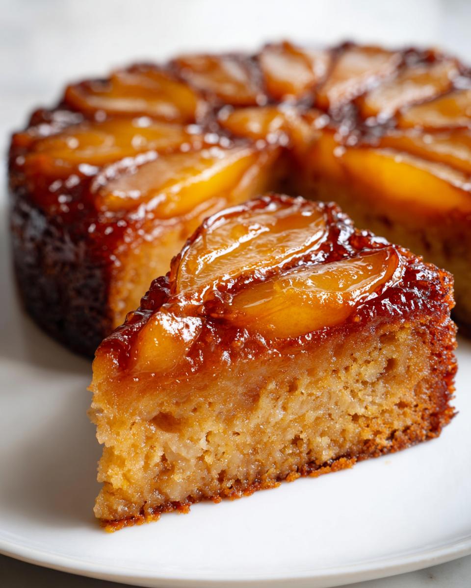 Spiced Pear Upside-Down Cake - detail 1