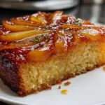 Spiced Pear Upside-Down Cake