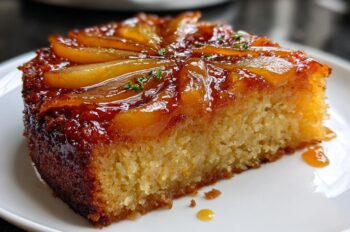 Spiced Pear Upside-Down Cake