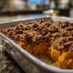 Sweet Potato Casserole with Pecan Streusel