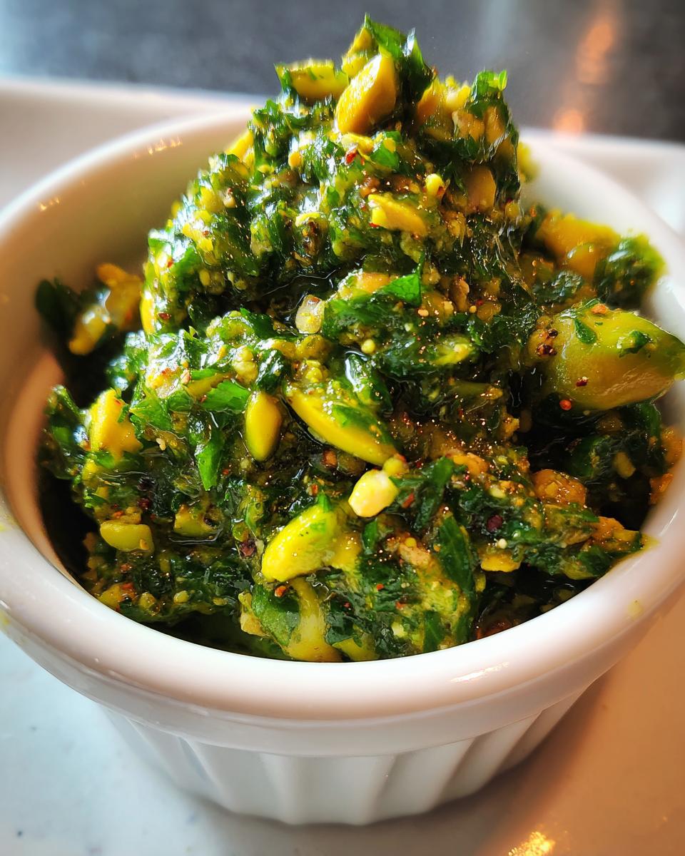 The Chef's Secret Weapon: Pistachio and Herb Garnish - detail 1