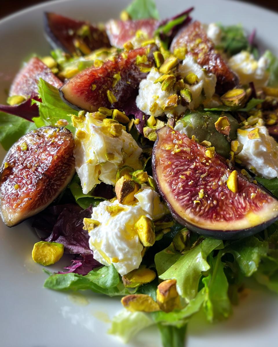 The Restaurant Secret: Fig, Goat's Cheese, and Pistachio Salad - detail 1