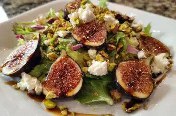 The Restaurant Secret: Fig, Goat's Cheese, and Pistachio Salad