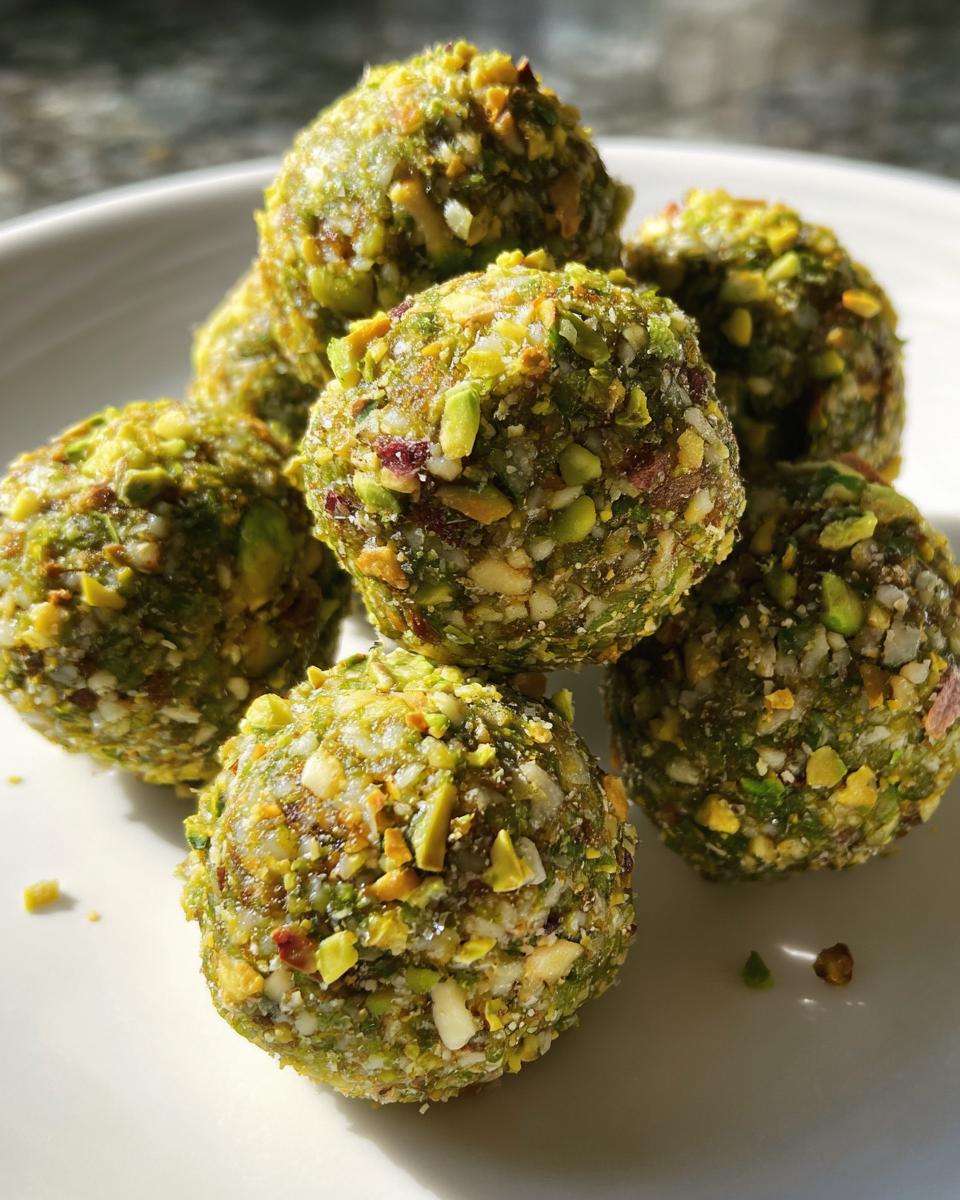 The Secret to All-Day Energy: Pistachio Energy Balls - detail 1