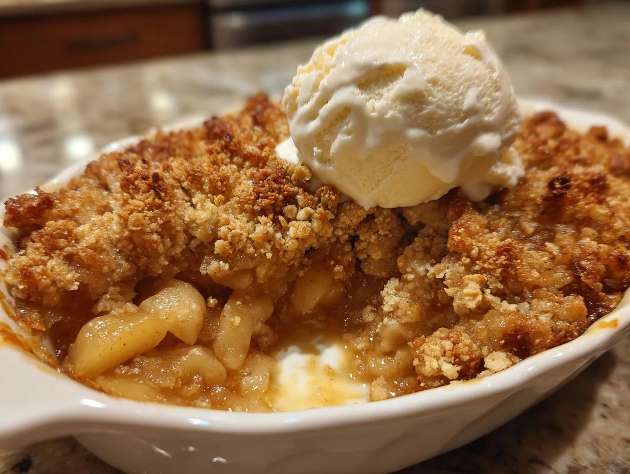 Apple Crumble/Crisp (Easy Dessert) - HIDDEN RECIPE