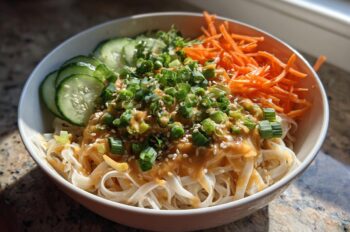 Asian Peanut Noodle Bowl