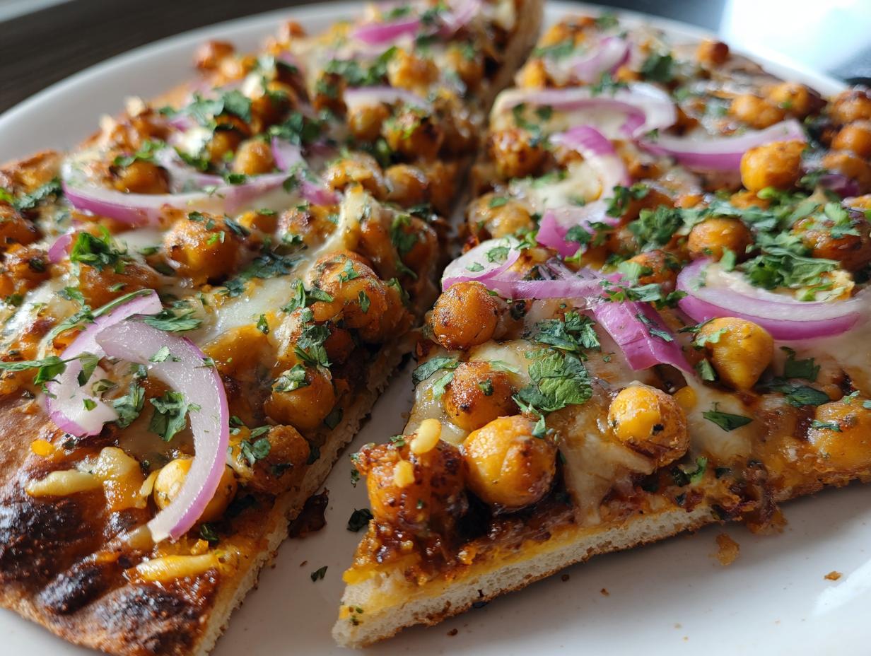 BBQ Chickpea Flatbreads