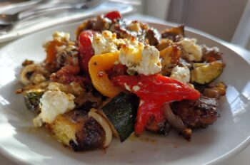 Baked Ratatouille & Goat’s Cheese