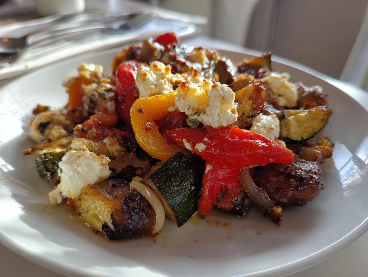 Baked Ratatouille & Goat’s Cheese