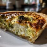 Broccoli Cheddar Quiche (egg-free version optional)