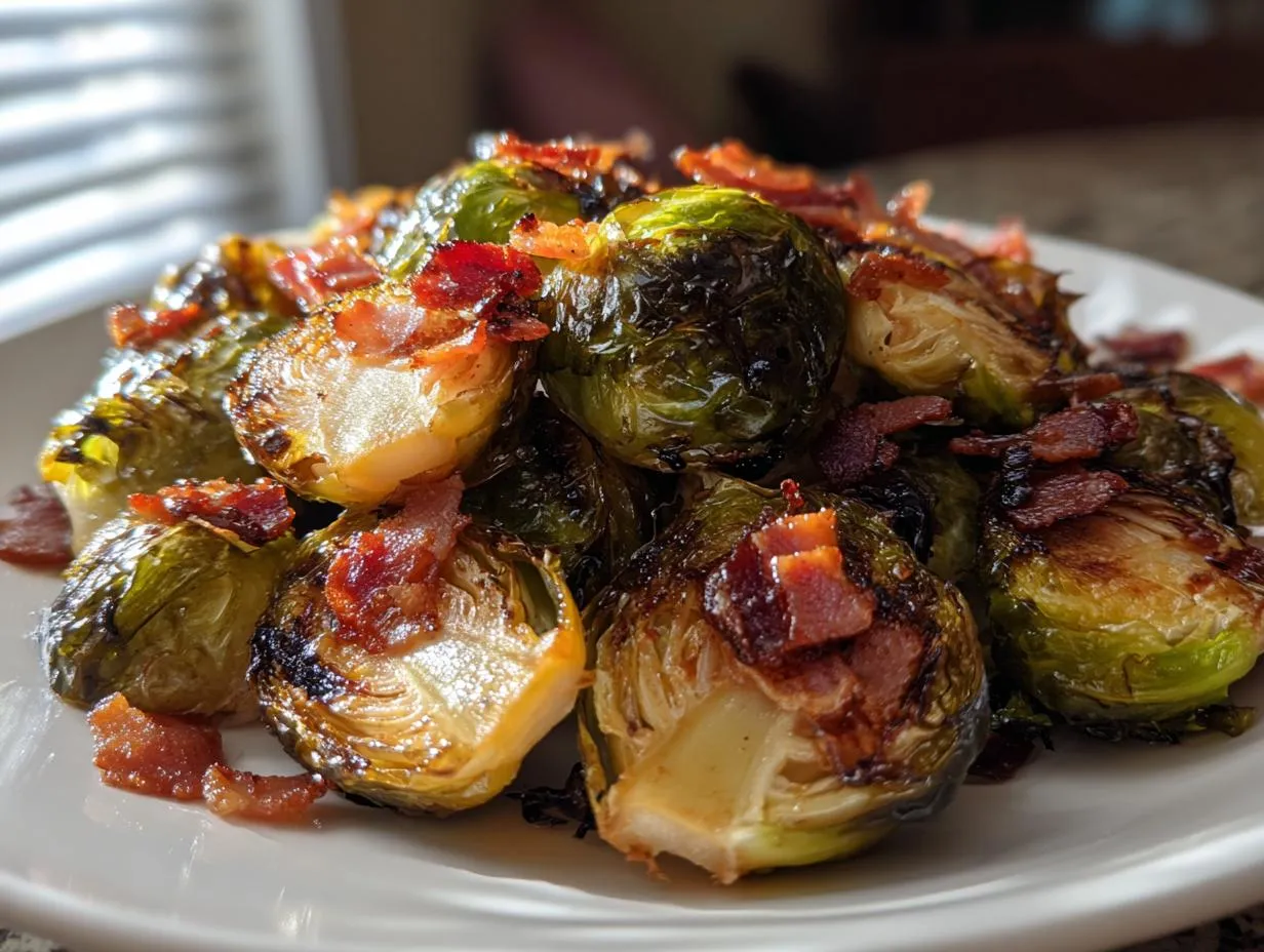 Brussels Sprouts with Bacon & Balsamic - HIDDEN RECIPE