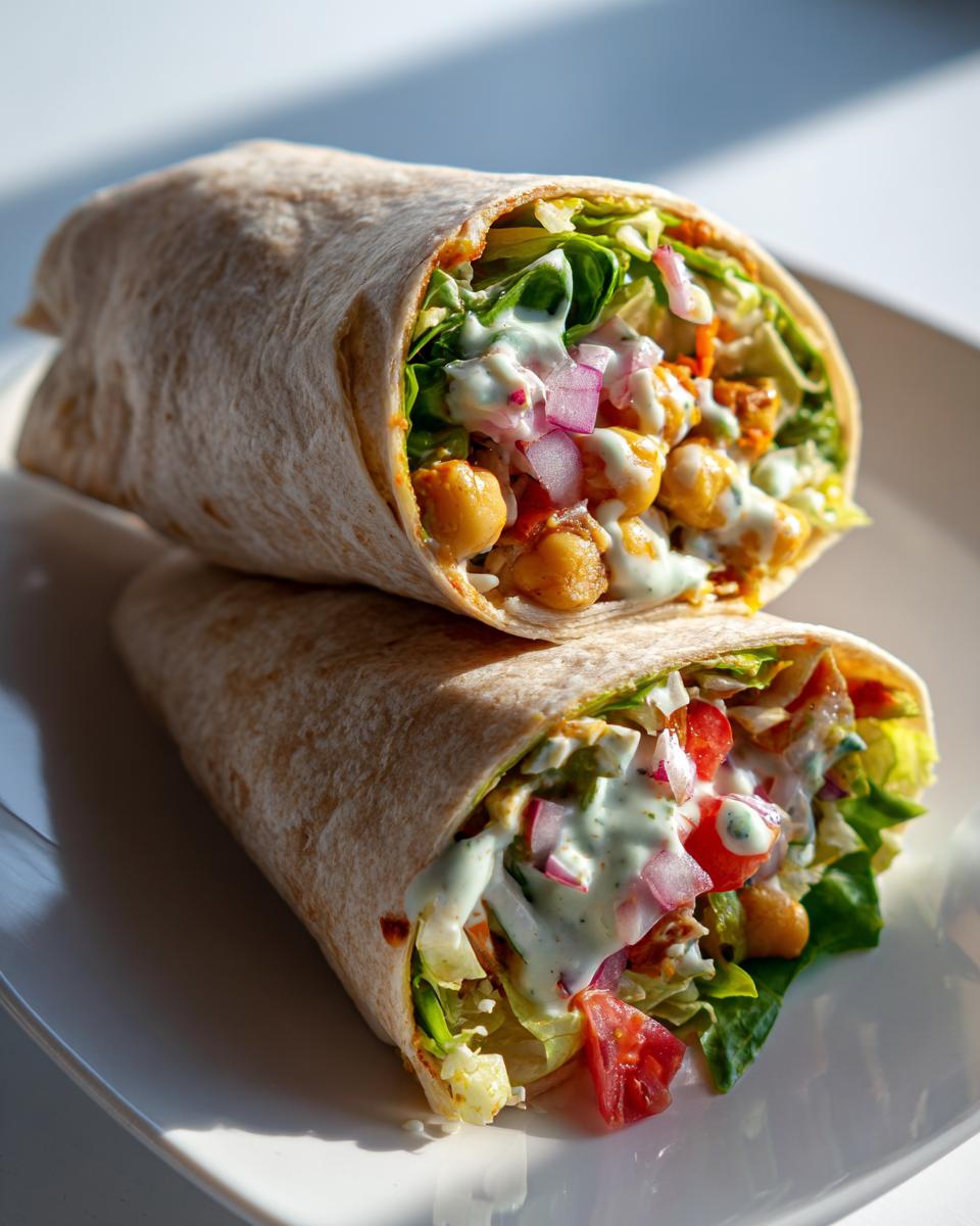 Cajun Spiced Chickpea Wraps - detail 1