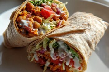 Cajun Spiced Chickpea Wraps